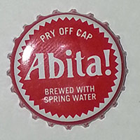 Pry off car Abita! Brewed with spring water (Abita Brewing)