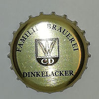 Пивная пробка Familien Brauerei Dinkelacker из Германии