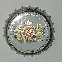 Пивная крышечка Оболонь из Украины от пивоварни Оболонь.