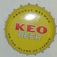 Keo beer Proudly Brewed on the island of Cyprus