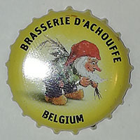 Пивная крышечка Brasserie D’achouffe Belgium от Brasserie d'Achouffe. Бельгия.