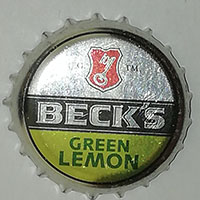 Пивная пробка Beck's Green Lemon из Германии
