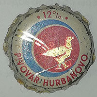 Пивная пробка Pivovar Hurbanovo 12% из Словакии