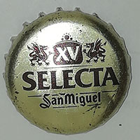 Пивная крышечка Selecta San Miguel XV из Испании