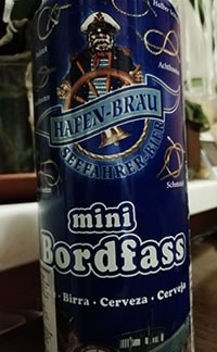 Mini Bordfass Pilsener by Hafen-Brau