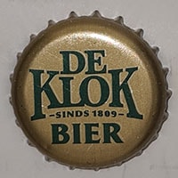 Пивная пробка De Klok Sinds 1809 bier из Нидерландов