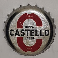 Пивная пробка Birra Castello Lager Trade Mark из Италии