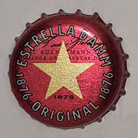 Пивная пробка Estrella Damm из Испании