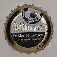Пивная пробка Bitburger Brauerei из Германии