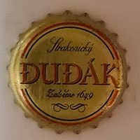 Пивная пробка Dudak Strakonicky Zalozeno 1649 из Чехии