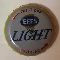 Пивная пробка Efes Light twist off cevir-ac из Турции