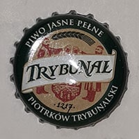 ПИвная пробка Trybunal 1217 Piwo Jasne Pelne Piotrkow Trybunalski из Польши