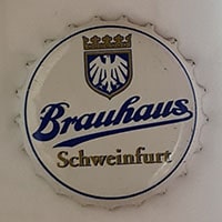 Пивная пробка Brauhaus Schweinfurt из Германии