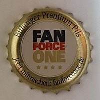 Пивная пробка Fan Force One Bitburger из Германии