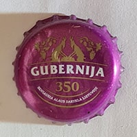 Пивная пробка Gubernija350 Seniausia AlausDarykla Lietuvoje из Литвы