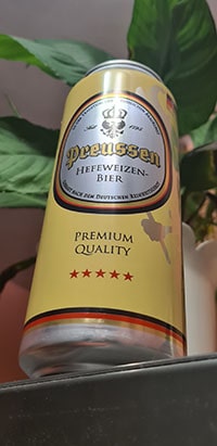 Preussen Hefeweizen-Bier by Forstquell-Brauerei