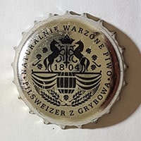 Пивная пробка Naturalnie Warzone Piwo Pilsweizer Z Grybowa 1804 из Польши