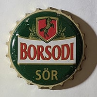 Пивная пробка Borsodi Sor из Венгрии