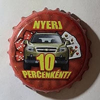 Пивная пробка Nyerj 10 Percenkent! из Венгрии