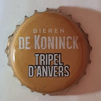 Пивная пробка Bieren de Koninck Tripel D'anvers из Бельгии