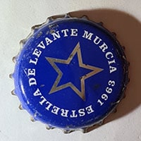 Пивная пробка Estrella de levante murcia 1963 из Испании