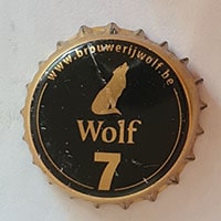 Пивная пробка Wolf 7 из Бельгии