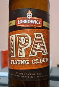 Lobkowicz Flying Cloud IPA by Pivovar Vysoky Chlumec
