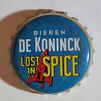 Пивная пробка Bieren de Koninck Lost in Soice из Бельгии
