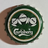 Пивная пробка Carlsberg England Germany Brazil из Дании