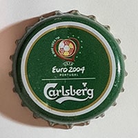 Пивная пробка Carlsberg Euro 2004 из Дании