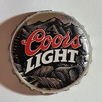 Пивная пробка Coors Light из Америки