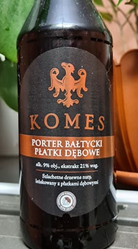 Komes Porter Baltycki Platki Debowe by Browar Fortuna