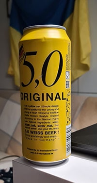 5,0 Original Weiss Beer