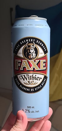 Faxe Witbier by Royal Unibrew