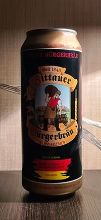 Zittauer Burgerbrau Schwarzbier