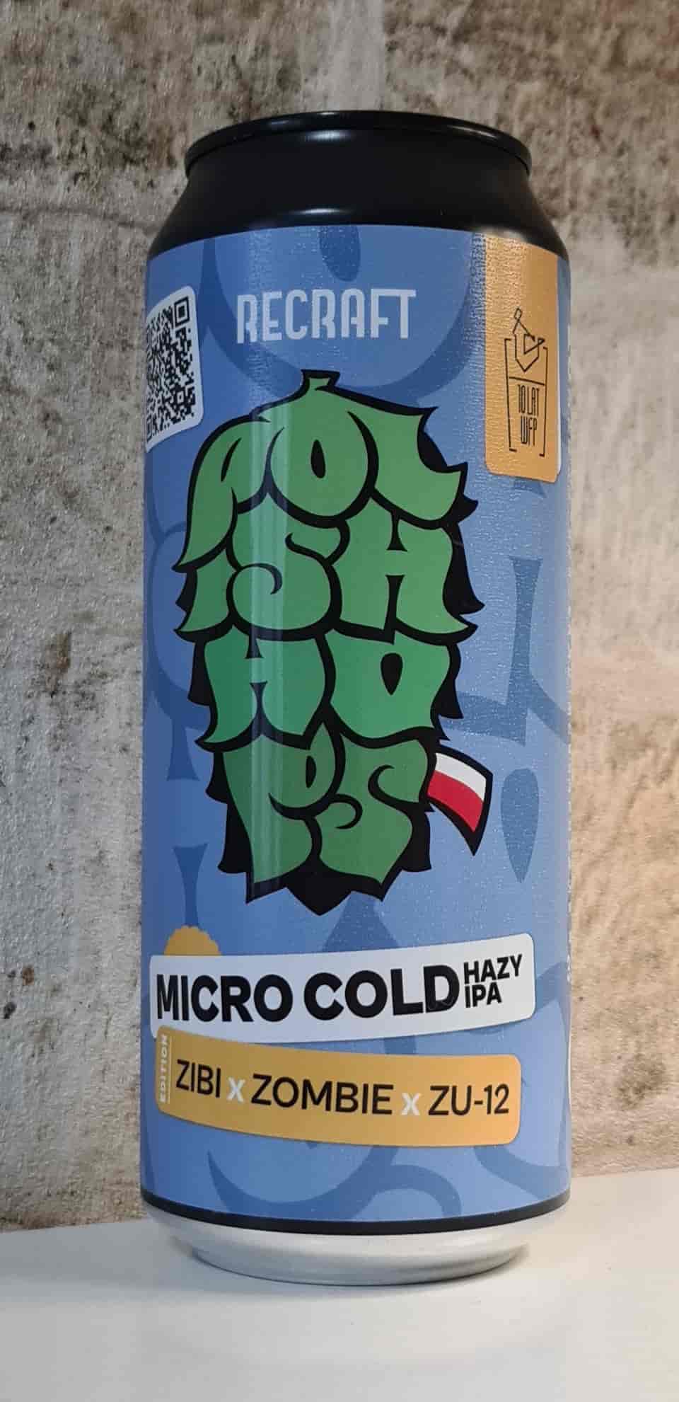 Micro Cold Hazy IPA: Zibi x Zombie x Zu-12