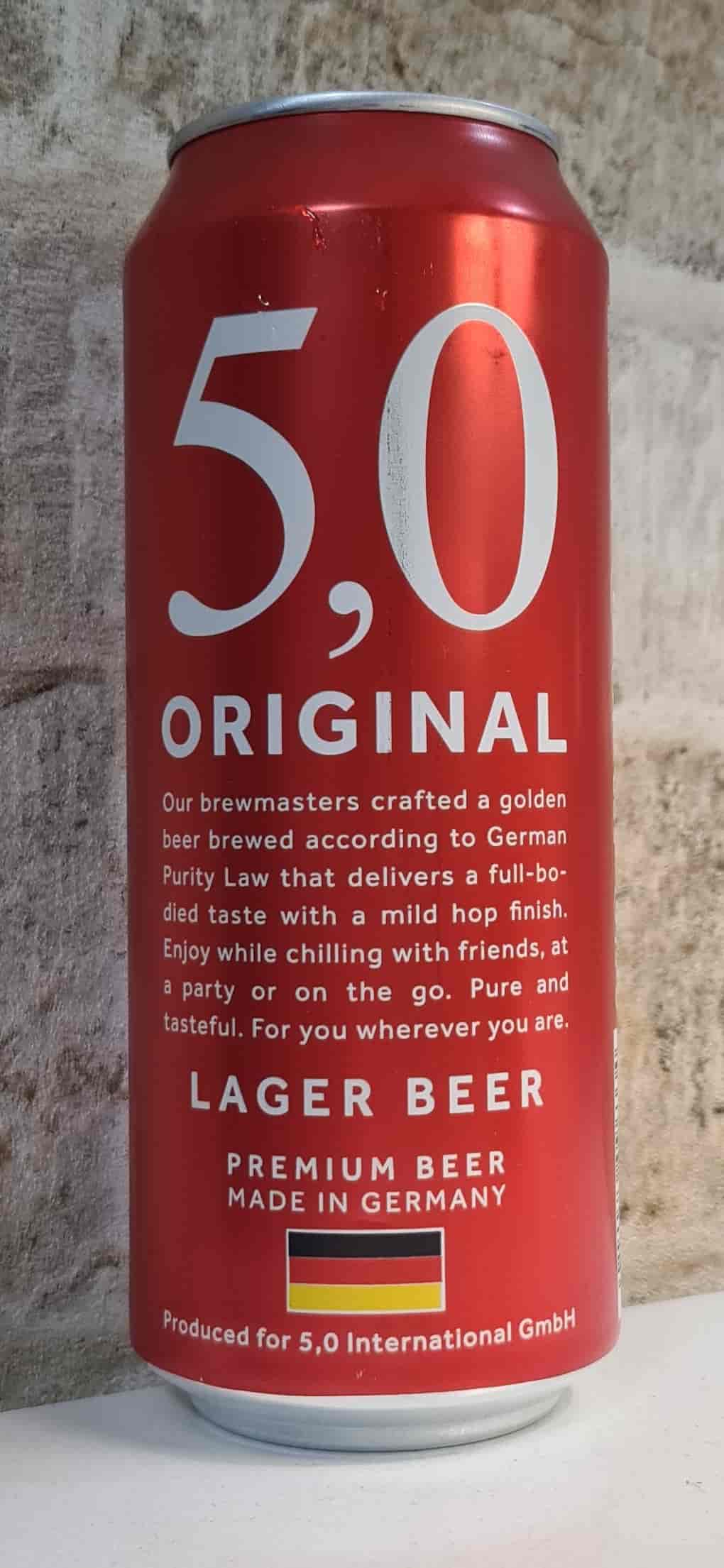 5,0 Original Lager Beer