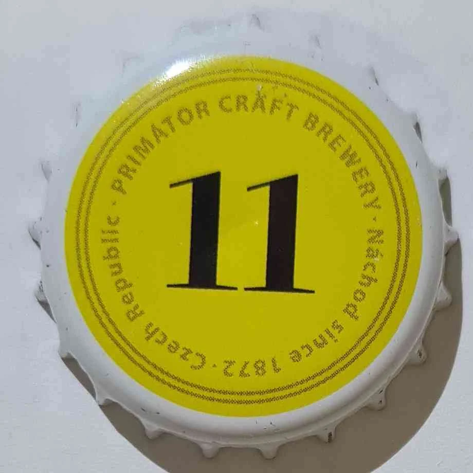11 Primator - Beer caps from Europe