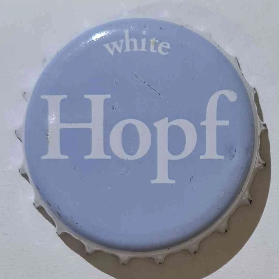 Hopf White - Beer caps from Europe