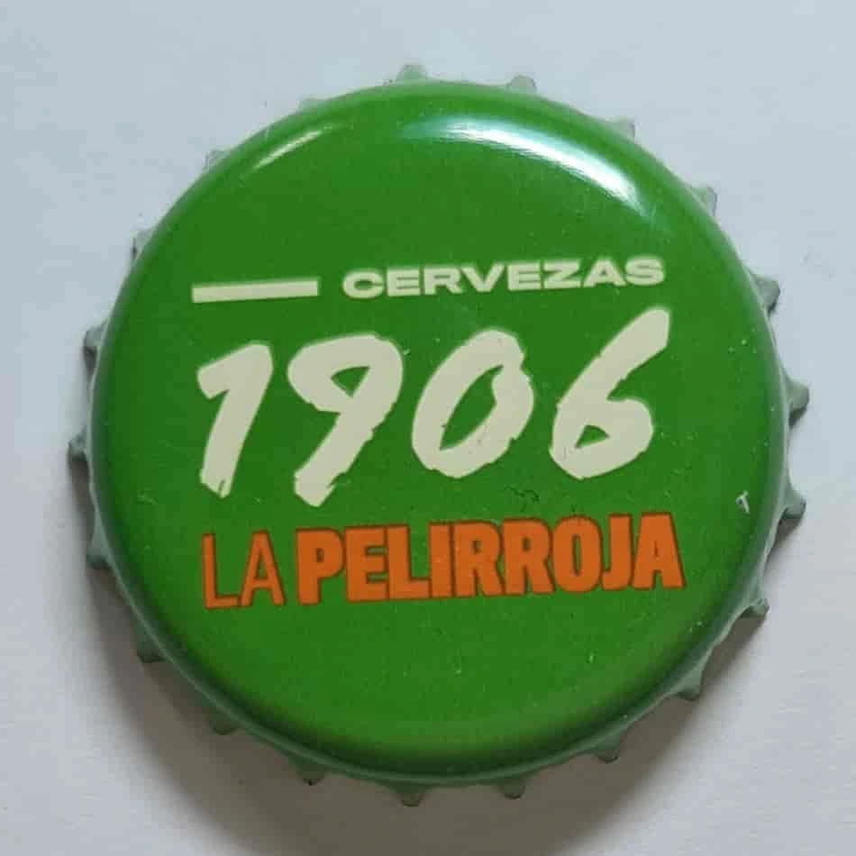 Cervezas 1906 Lapelirroja - Beer caps from Europe