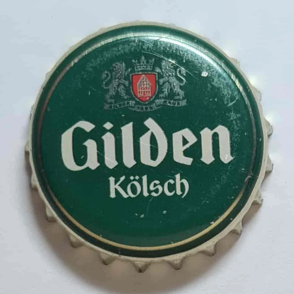 Gilden Kolsch - Beer caps from Europe