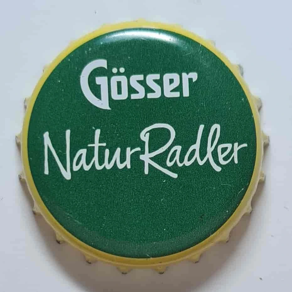 Gosser Natur Radler - Beer caps from Europe