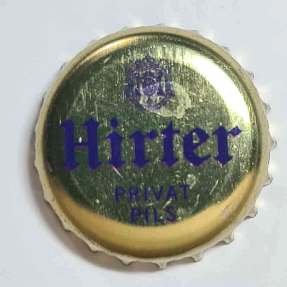 Hirter Privat Pils - Beer caps from Europe