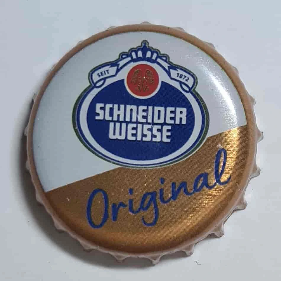 Schneider Weisse Original - Beer caps from Europe
